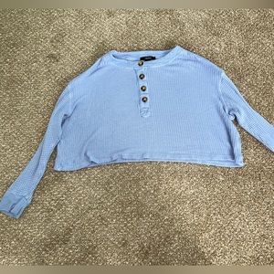 Forever 21 Purple knit crop top